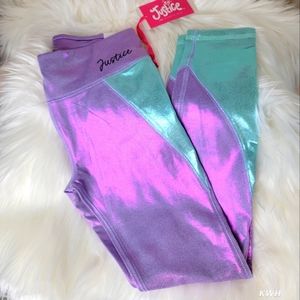 Justice Girl's Collection X Shine Blocked Legging
